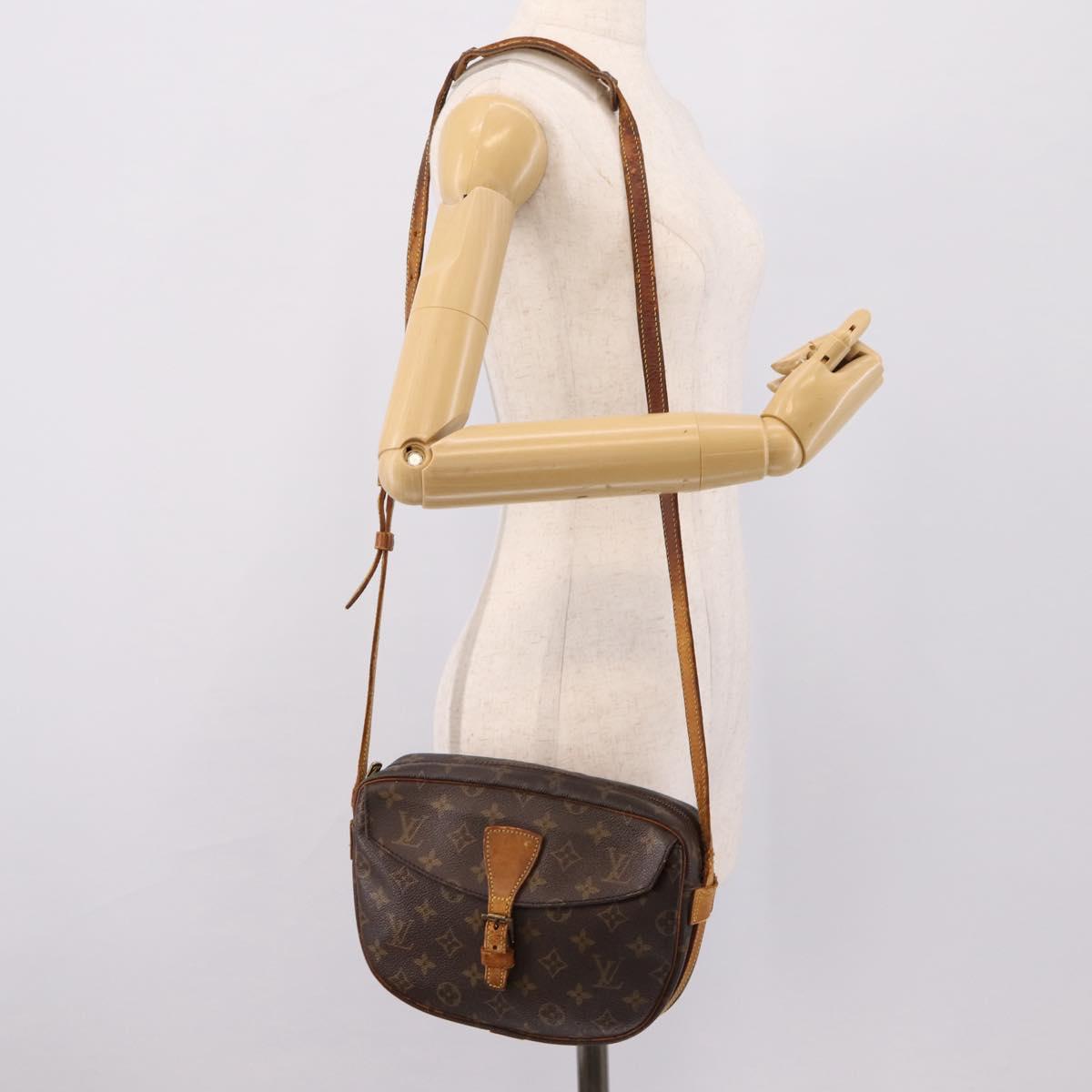 LOUIS VUITTON Monogram Jeune Fille MM Shoulder Bag M51226 LV Auth bs37088