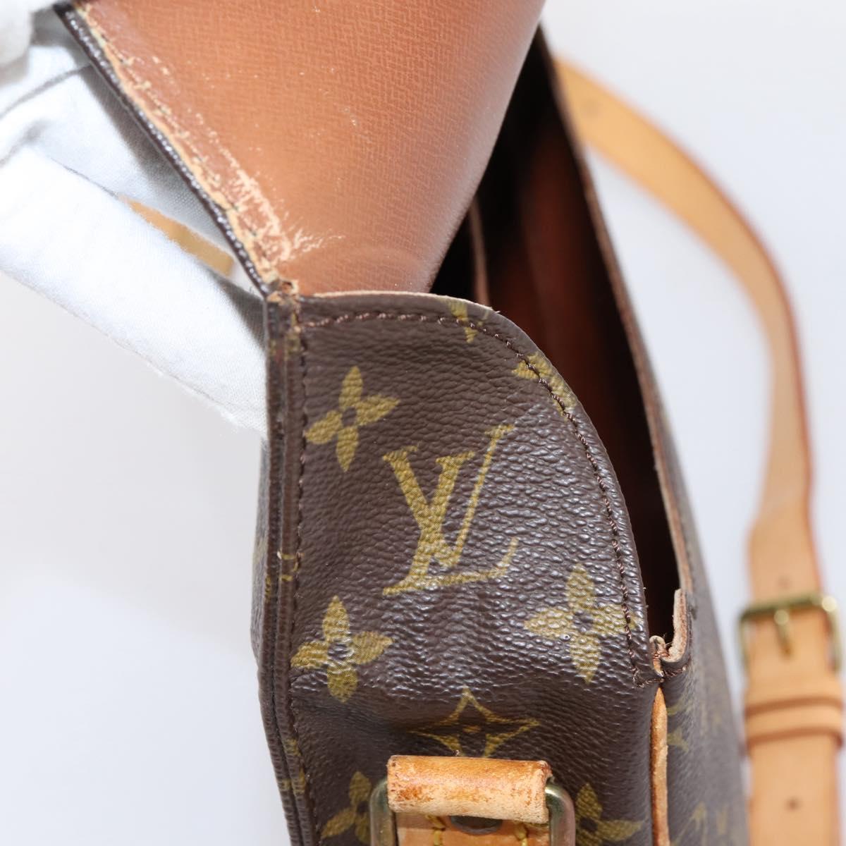 LOUIS VUITTON Monogram Cartouchiere GM Shoulder Bag M51252 LV Auth bs37089