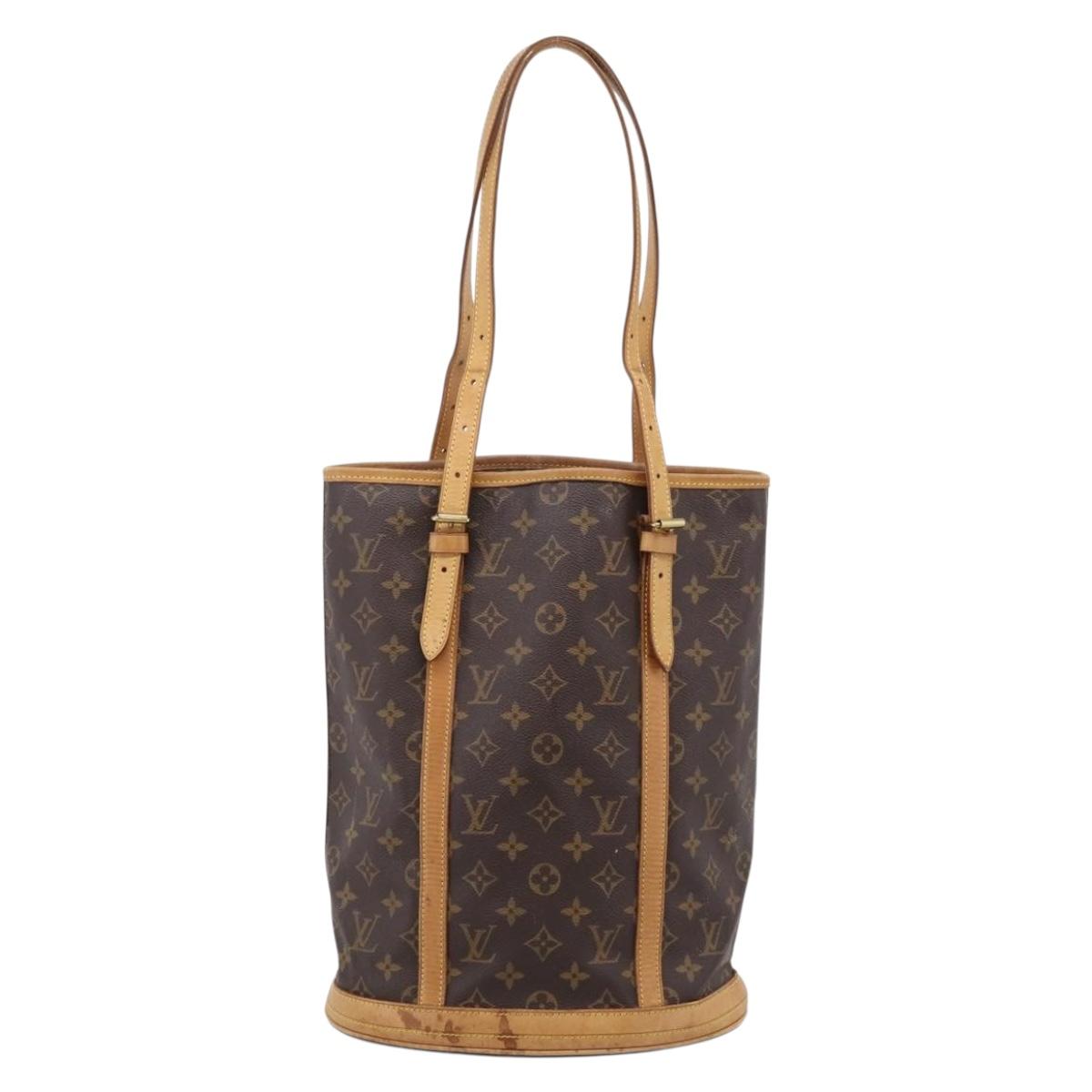 LOUIS VUITTON Monogram Bucket GM Shoulder Bag M42236 LV Auth bs37090