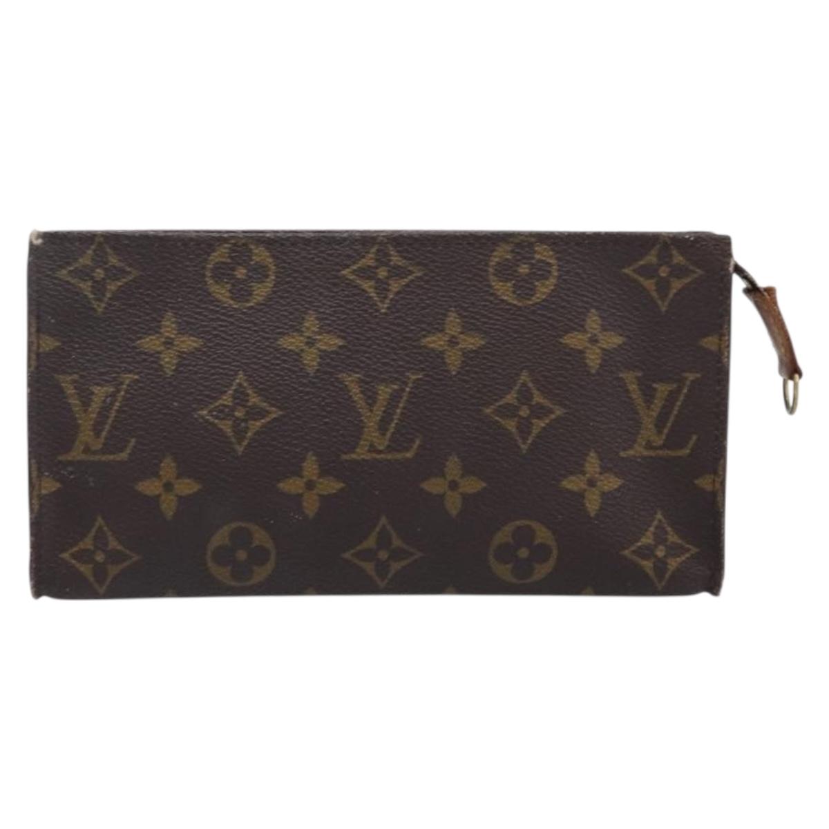 LOUIS VUITTON Monogram Bucket GM Pouch Accessory Pouch LV Auth bs37091