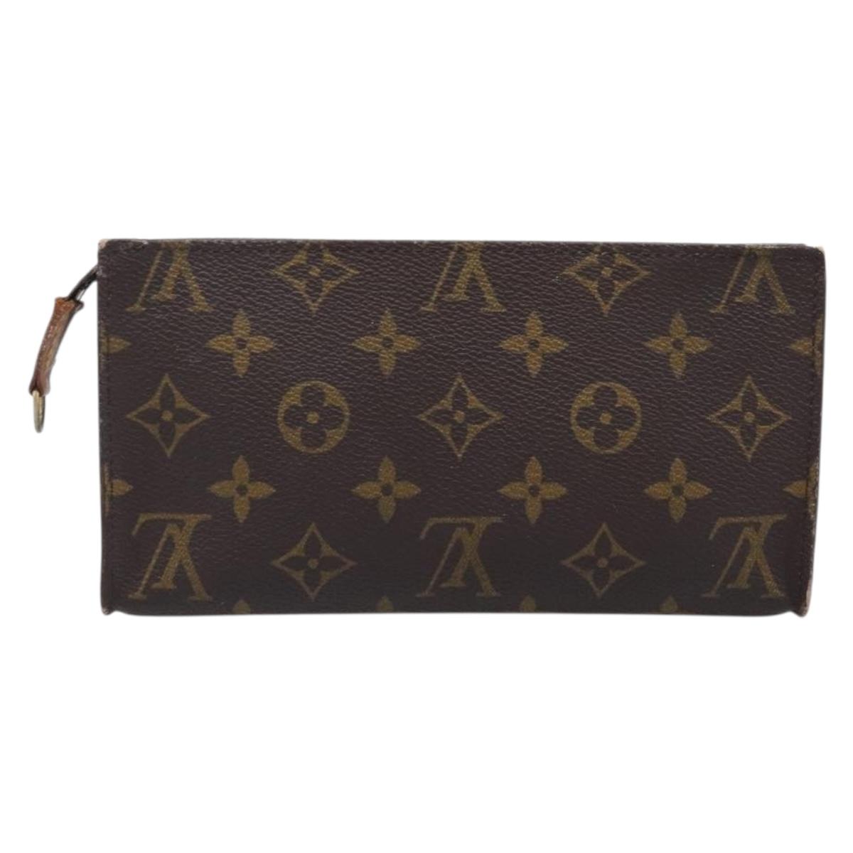 LOUIS VUITTON Monogram Bucket GM Pouch Accessory Pouch LV Auth bs37091