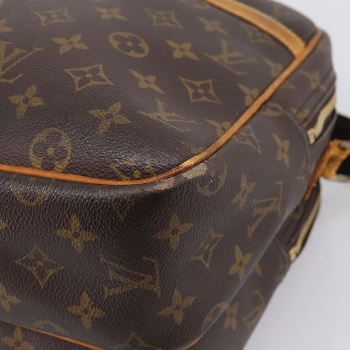 LOUIS VUITTON Monogram Reporter GM Shoulder Bag M45252 LV Auth bs37112