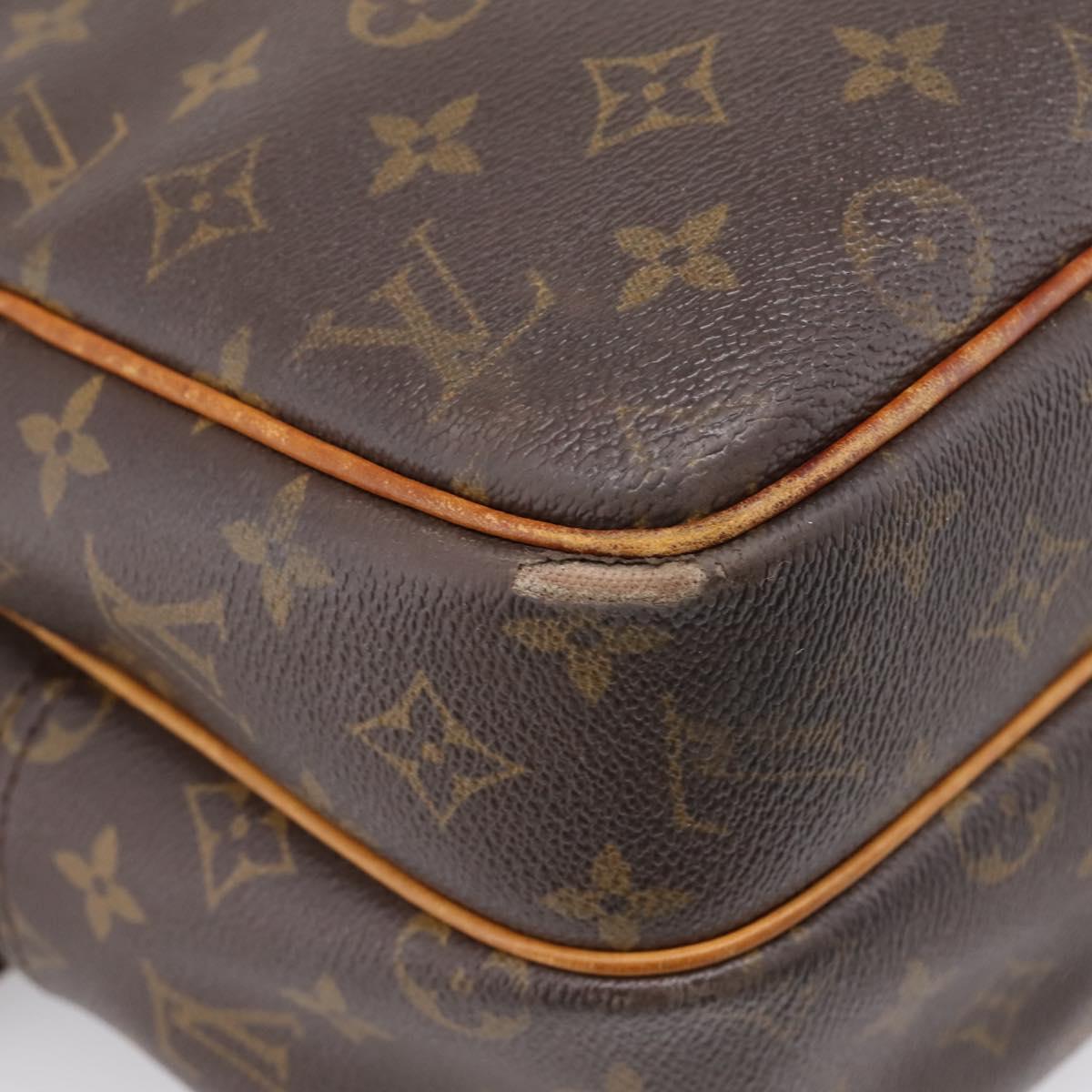 LOUIS VUITTON Monogram Reporter GM Shoulder Bag M45252 LV Auth bs37112