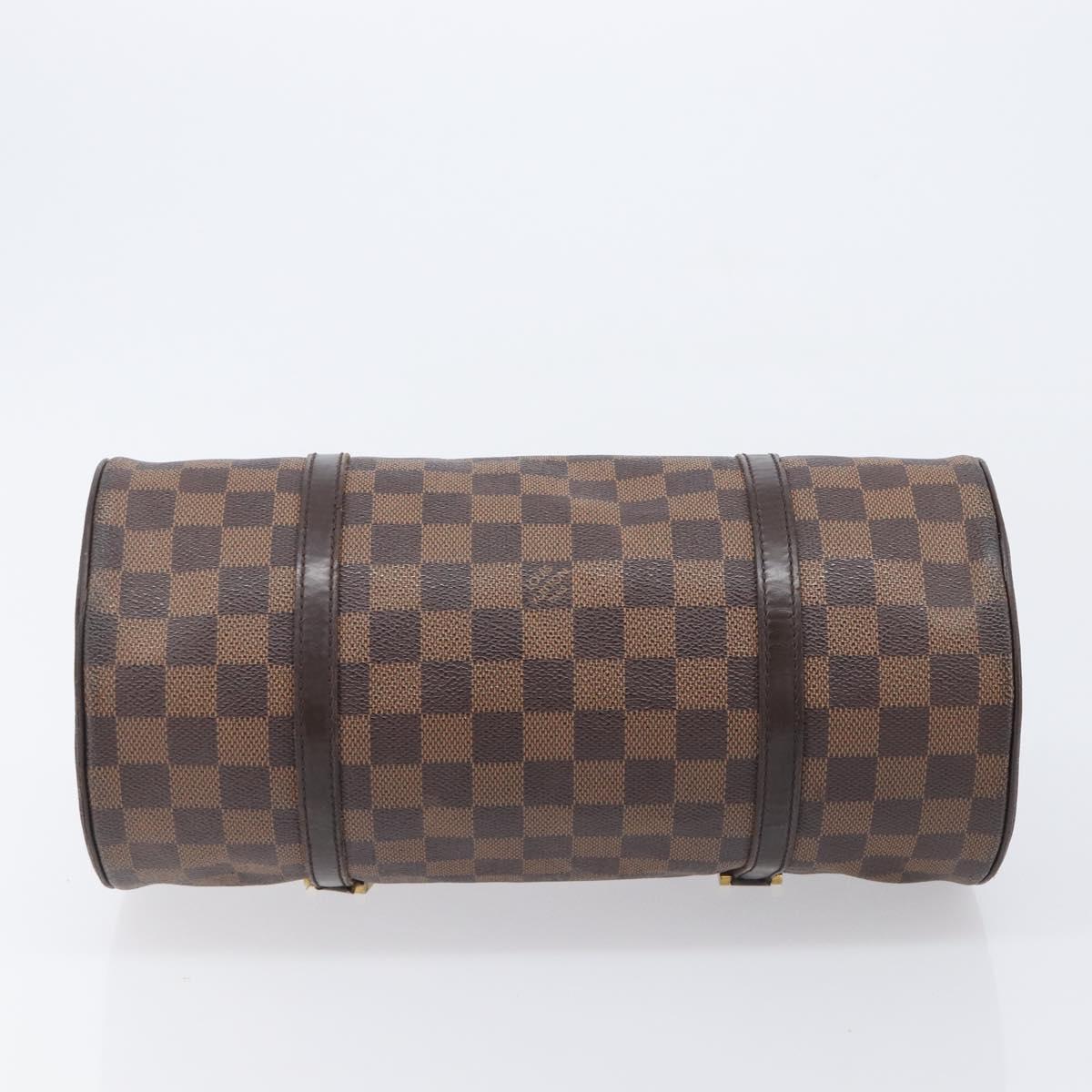 LOUIS VUITTON Damier Ebene Papillon 30 Hand Bag N51303 LV Auth bs37114
