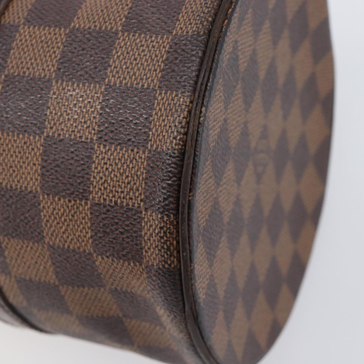 LOUIS VUITTON Damier Ebene Papillon 30 Hand Bag N51303 LV Auth bs37114