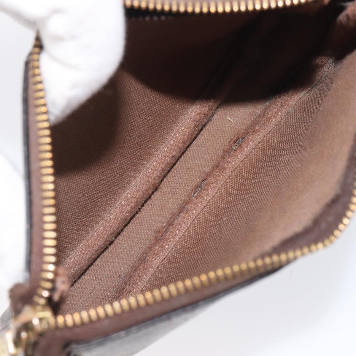LOUIS VUITTON Monogram Mini Pochette Accessoires Pouch N41667 LV Auth bs37115