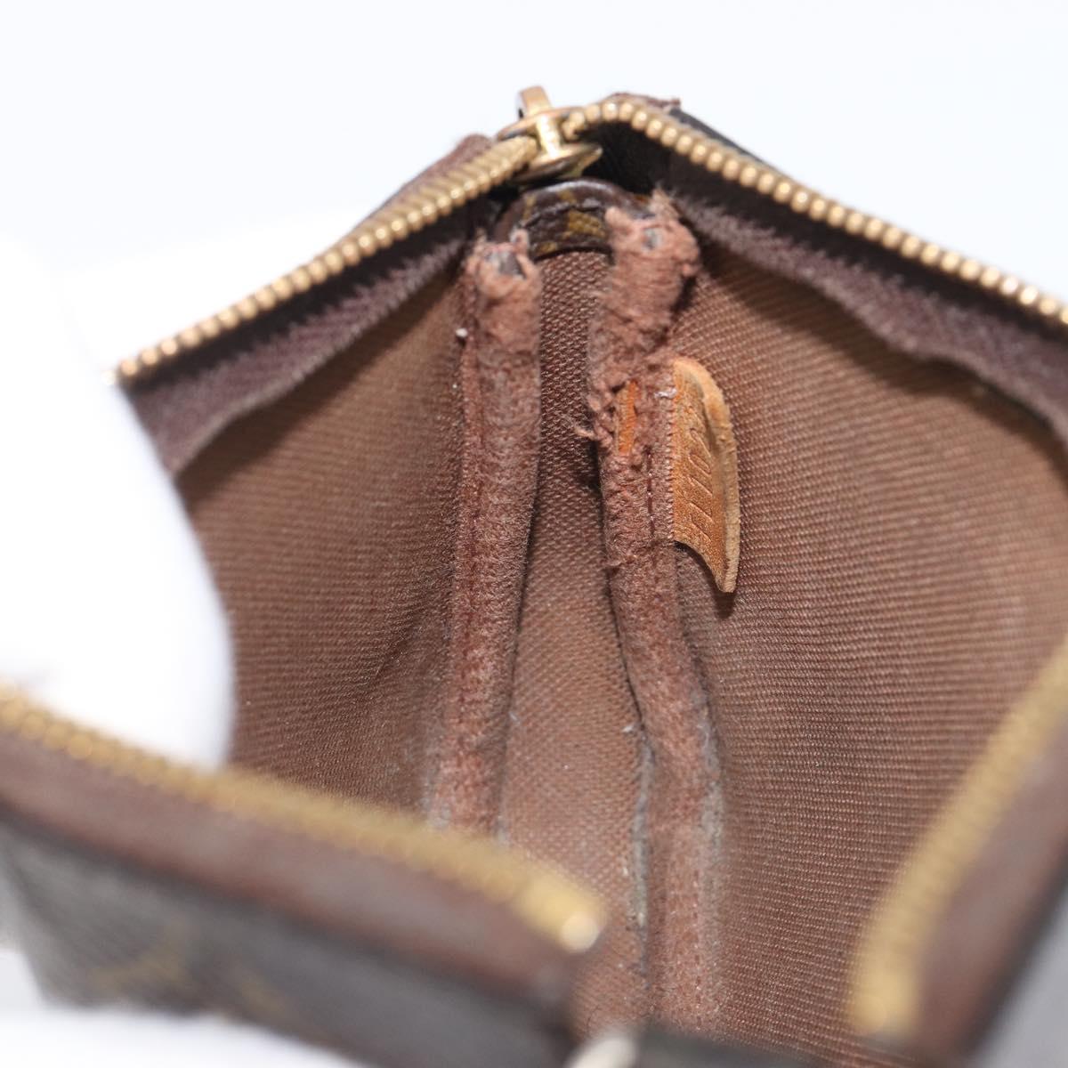 LOUIS VUITTON Monogram Mini Pochette Accessoires Pouch N41667 LV Auth bs37115