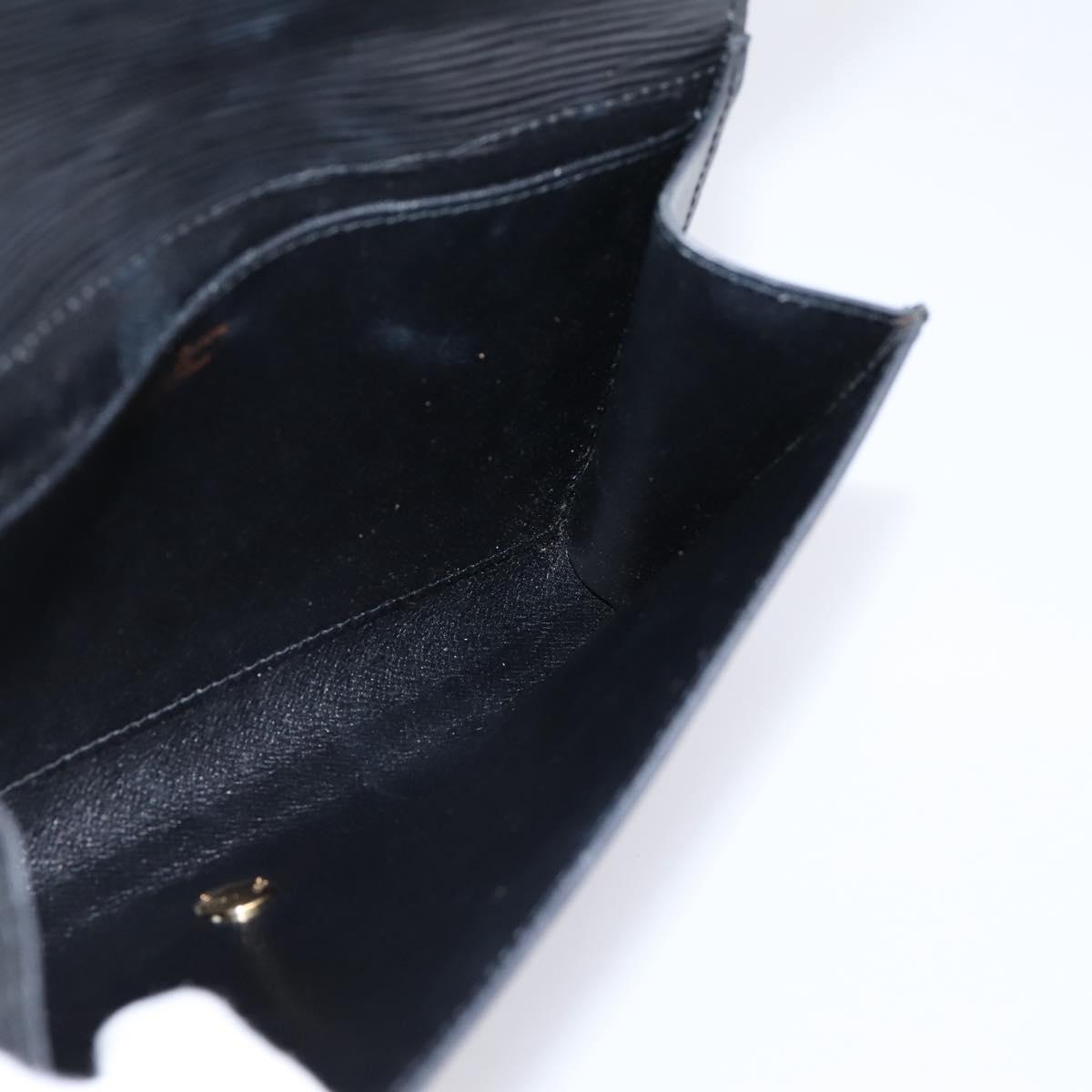 LOUIS VUITTON Epi Art Deco Clutch Bag Black M52632 LV Auth bs37127A