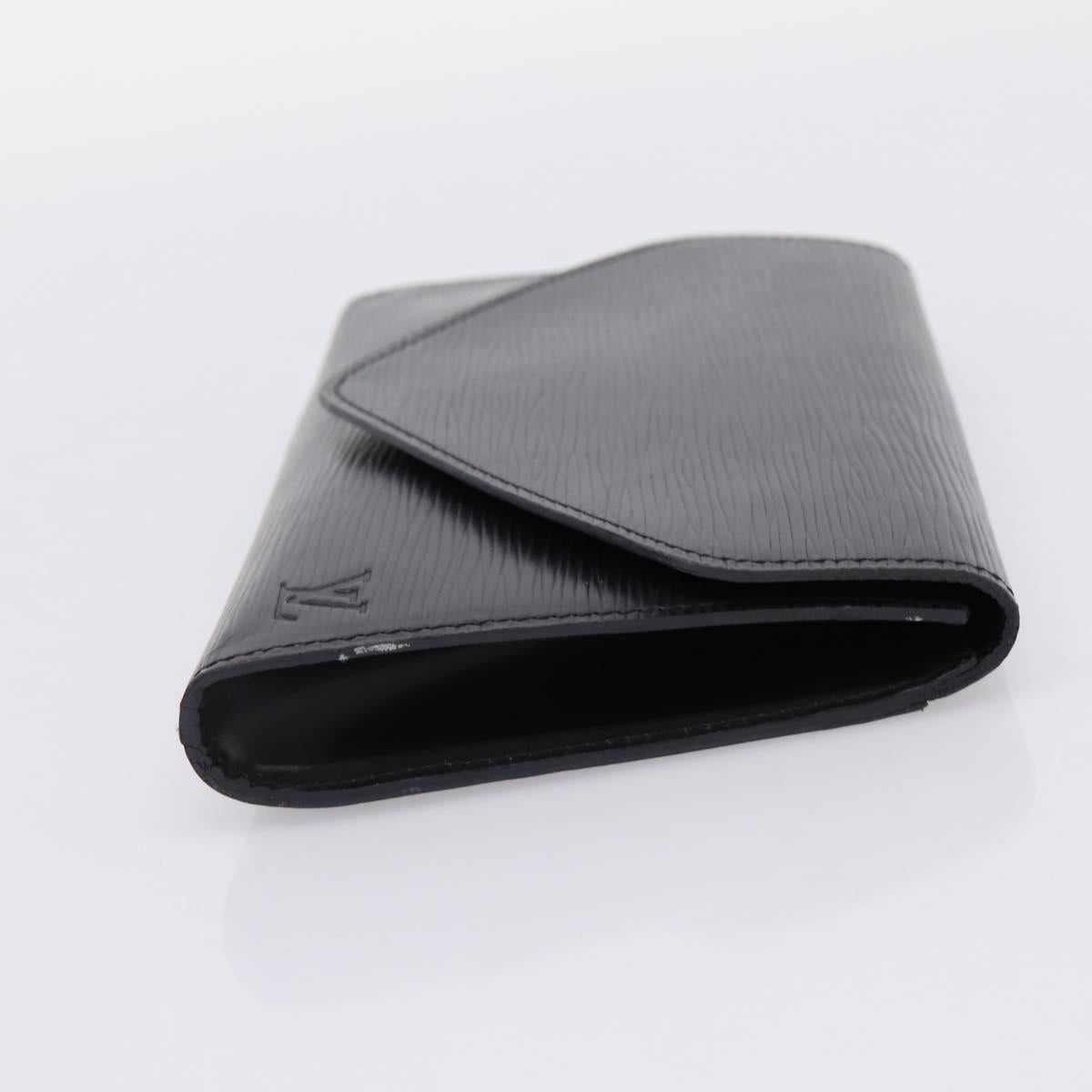 LOUIS VUITTON Epi Art Deco Clutch Bag Black M52632 LV Auth bs37127A