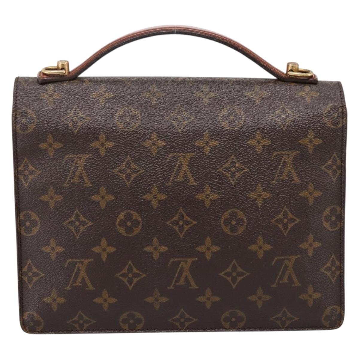 LOUIS VUITTON Monogram Monceau 26 Hand Bag M51187 LV Auth bs37130