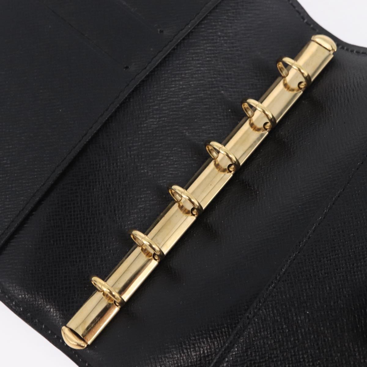 LOUIS VUITTON Epi Agenda PM Day Planner Cover Blue R20055 LV Auth bs37133