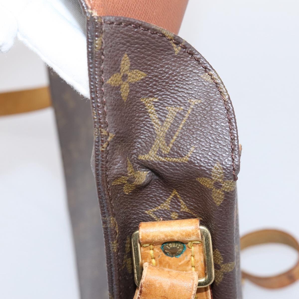 LOUIS VUITTON Monogram Cartouchiere GM Shoulder Bag M51252 LV Auth bs37135
