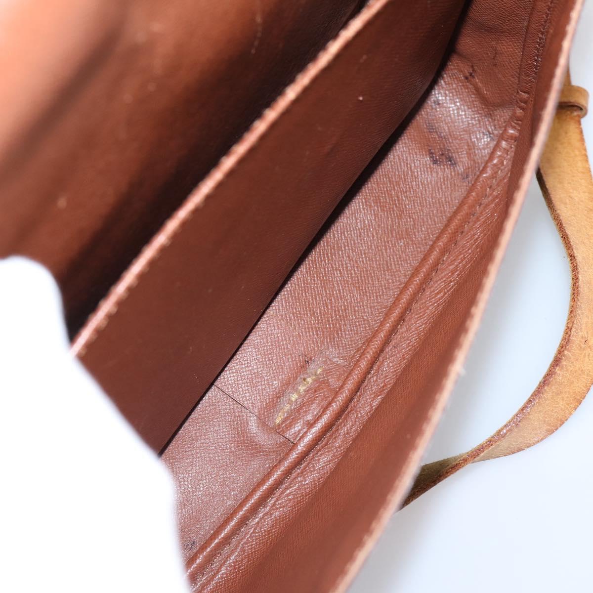 LOUIS VUITTON Monogram Cartouchiere GM Shoulder Bag M51252 LV Auth bs37135