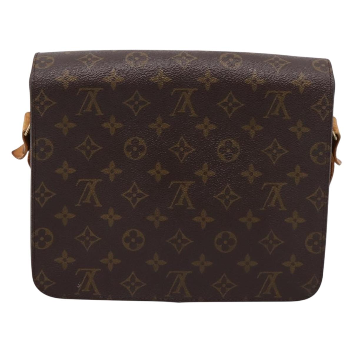 LOUIS VUITTON Monogram Cartouchiere GM Shoulder Bag M51252 LV Auth bs37135