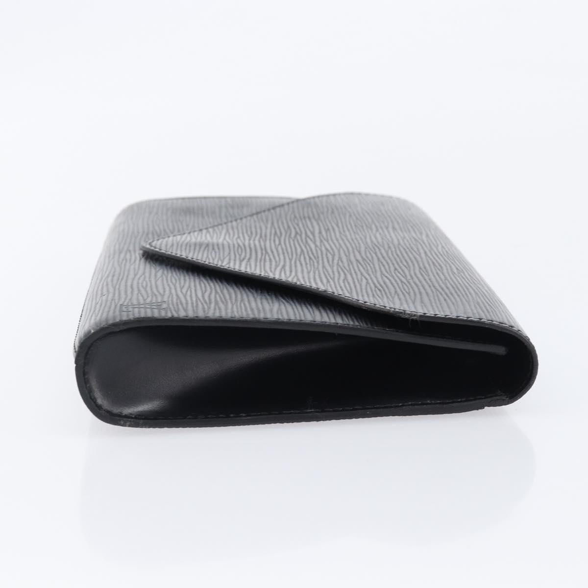 LOUIS VUITTON Epi Art Deco Clutch Bag Black M52632 LV Auth bs37136A