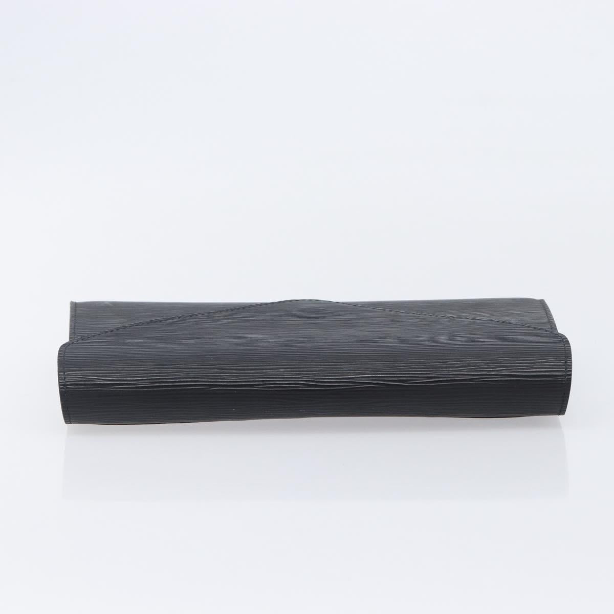 LOUIS VUITTON Epi Art Deco Clutch Bag Black M52632 LV Auth bs37136A