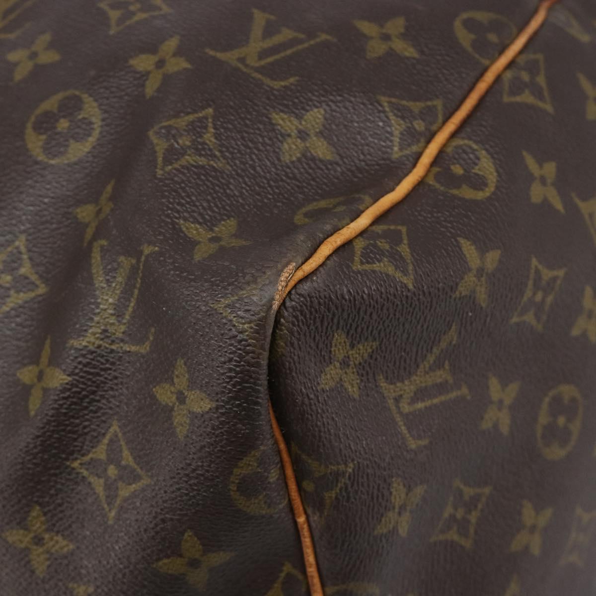 LOUIS VUITTON Monogram Keepall 55 Boston Bag M41424 LV Auth bs37138