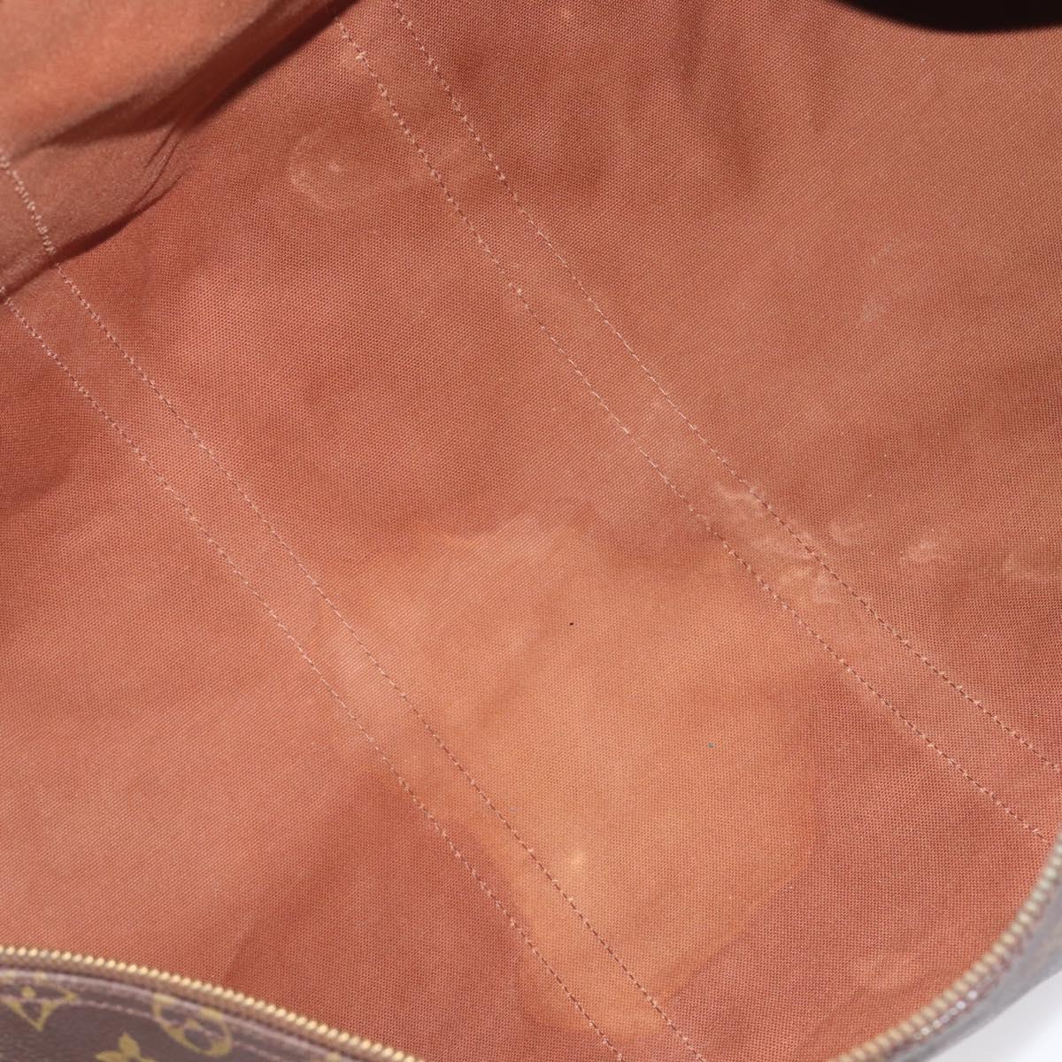 LOUIS VUITTON Monogram Keepall 55 Boston Bag M41424 LV Auth bs37138
