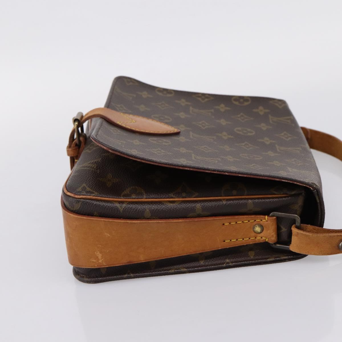 LOUIS VUITTON Monogram Cartouchiere GM Shoulder Bag M51252 LV Auth bs37170