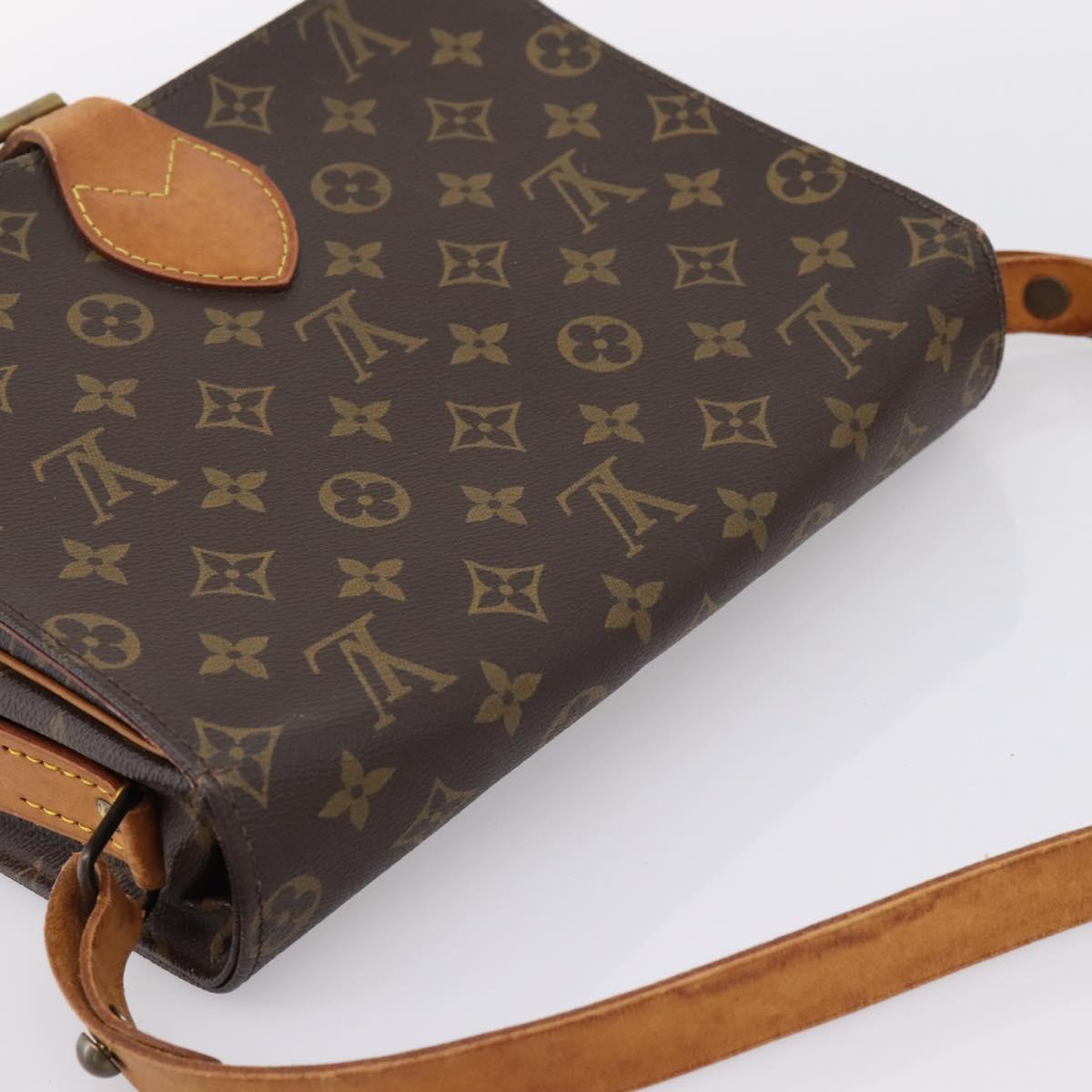 LOUIS VUITTON Monogram Cartouchiere GM Shoulder Bag M51252 LV Auth bs37170