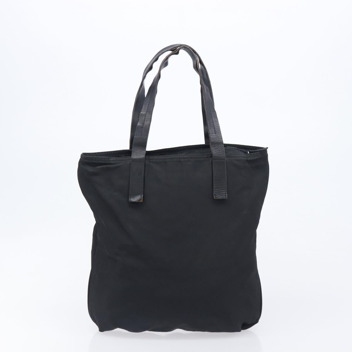 PRADA Tote Bag Nylon 4 Set Khaki Black Brown Auth bs37180