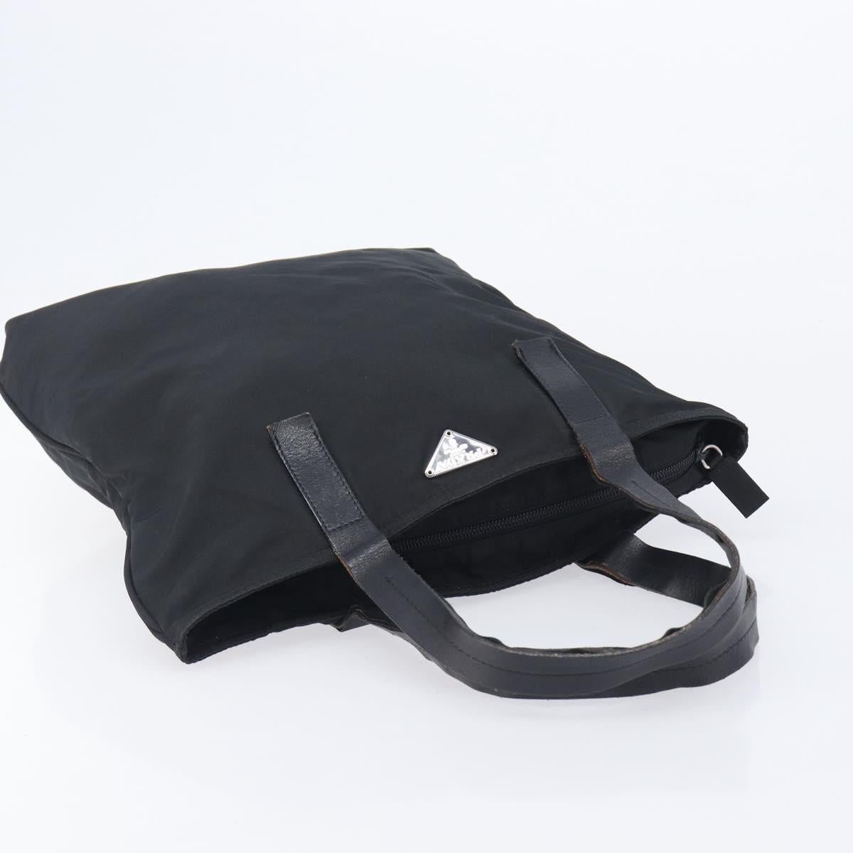 PRADA Tote Bag Nylon 4 Set Khaki Black Brown Auth bs37180
