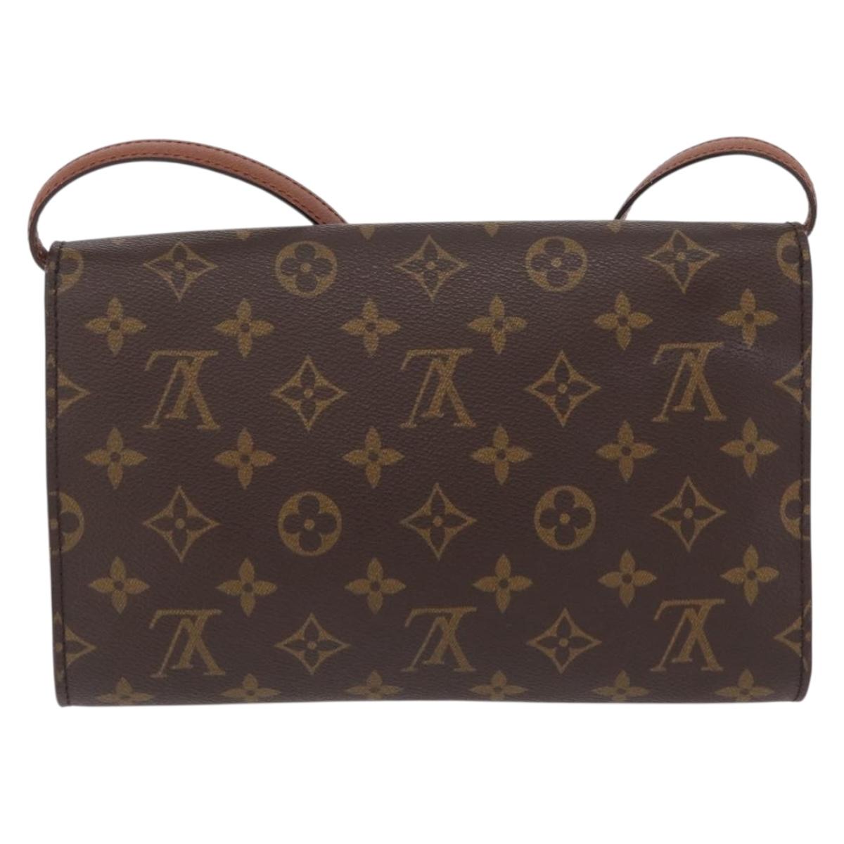 LOUIS VUITTON Monogram Bordeaux 24 Shoulder Bag M51798 LV Auth bs37185