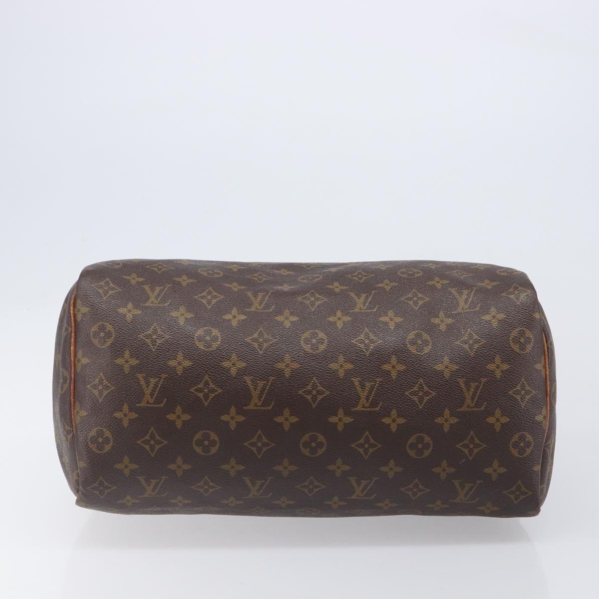 LOUIS VUITTON Monogram Speedy 35 Hand Bag M41524 LV Auth bs37191