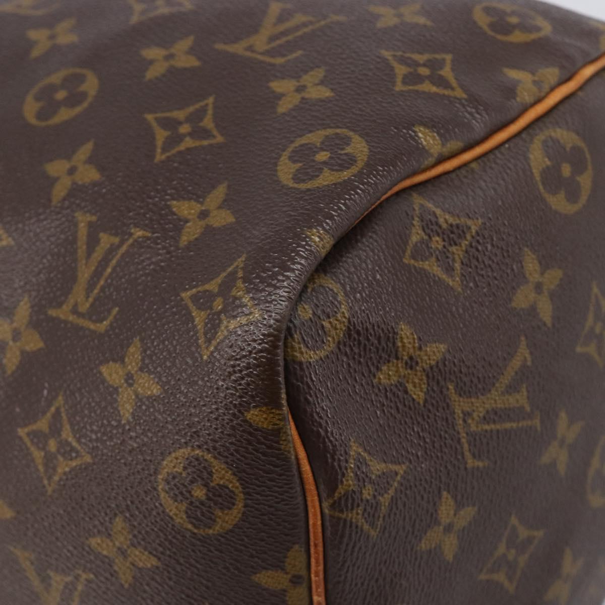 LOUIS VUITTON Monogram Speedy 35 Hand Bag M41524 LV Auth bs37191