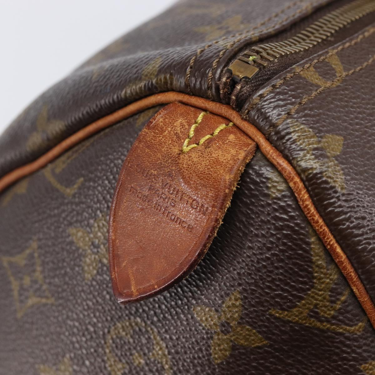 LOUIS VUITTON Monogram Speedy 35 Hand Bag M41524 LV Auth bs37191