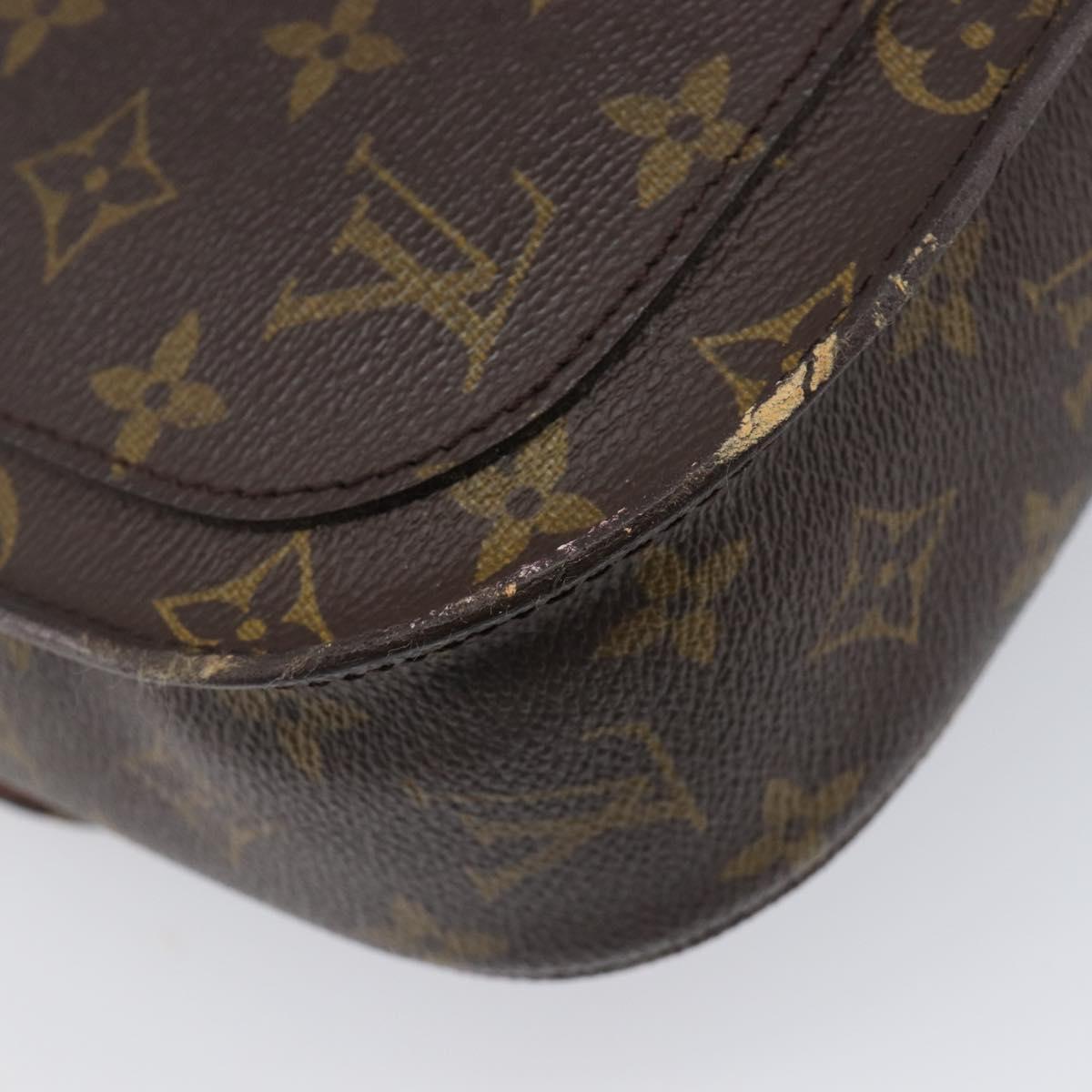 LOUIS VUITTON Monogram Saint Cloud GM Shoulder Bag M51242 LV Auth bs37197