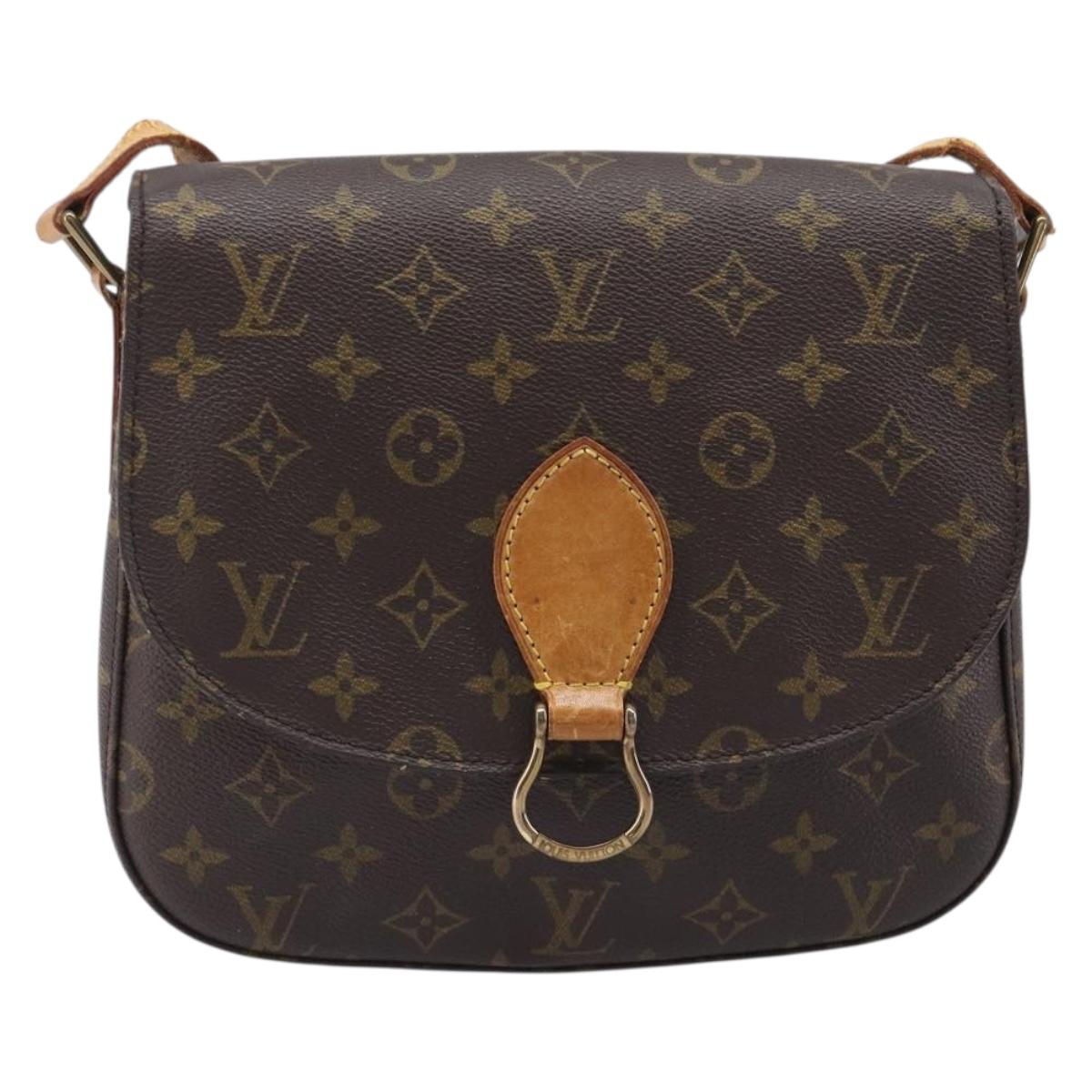 LOUIS VUITTON Monogram Saint Cloud GM Shoulder Bag M51242 LV Auth bs37197