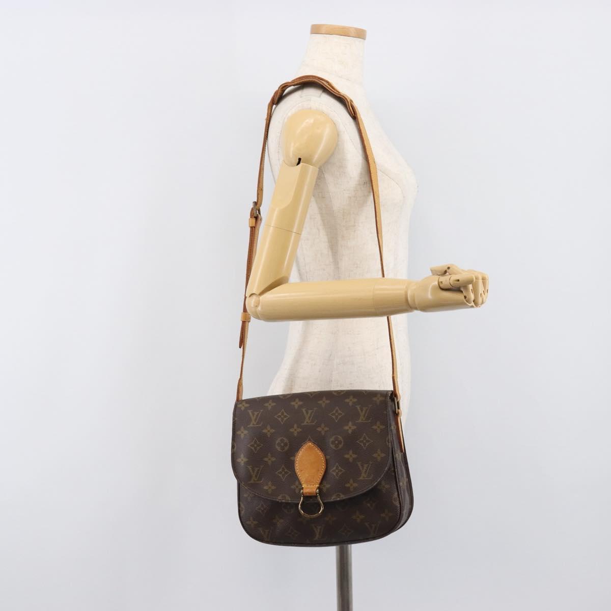 LOUIS VUITTON Monogram Saint Cloud GM Shoulder Bag M51242 LV Auth bs37197