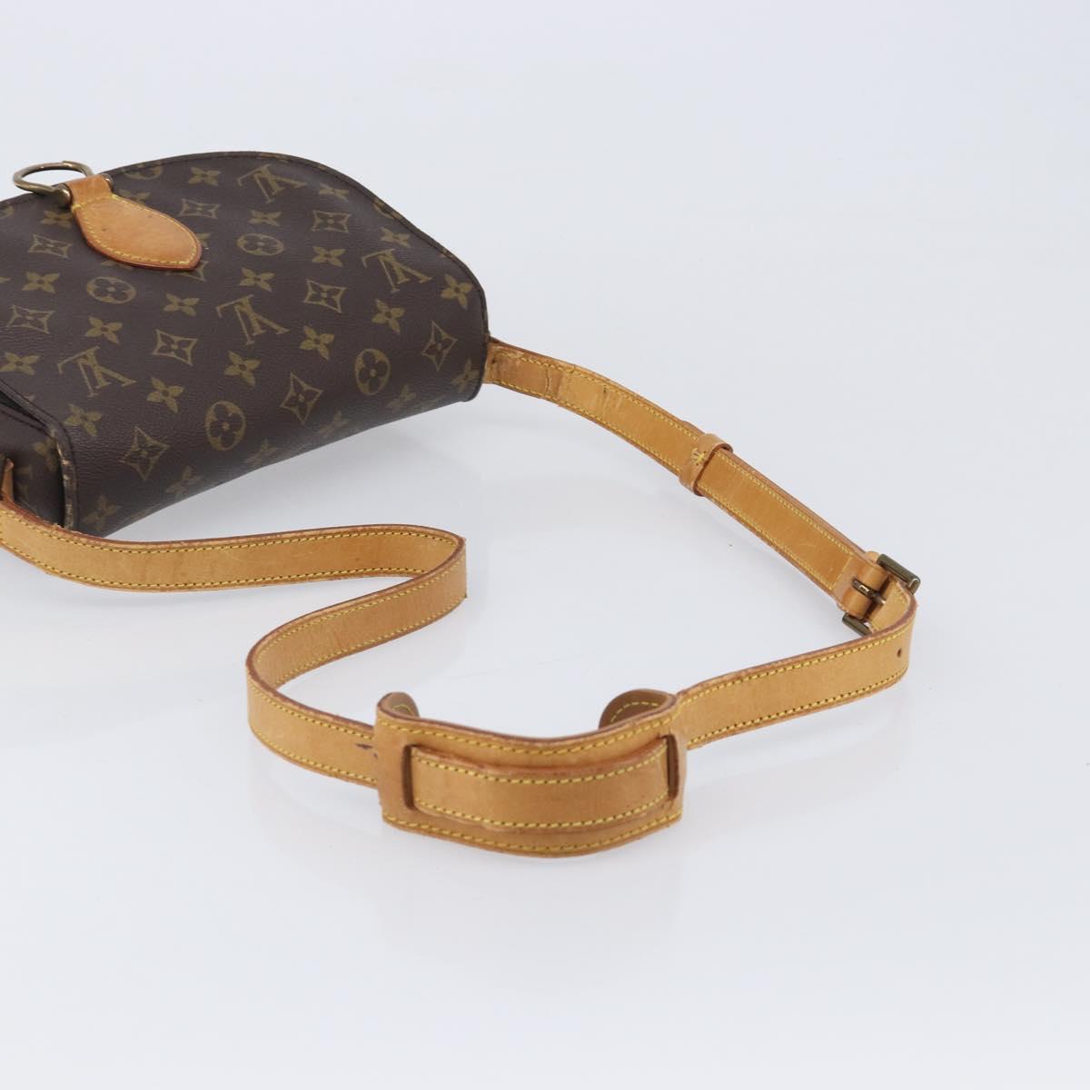 LOUIS VUITTON Monogram Saint Cloud GM Shoulder Bag M51242 LV Auth bs37197
