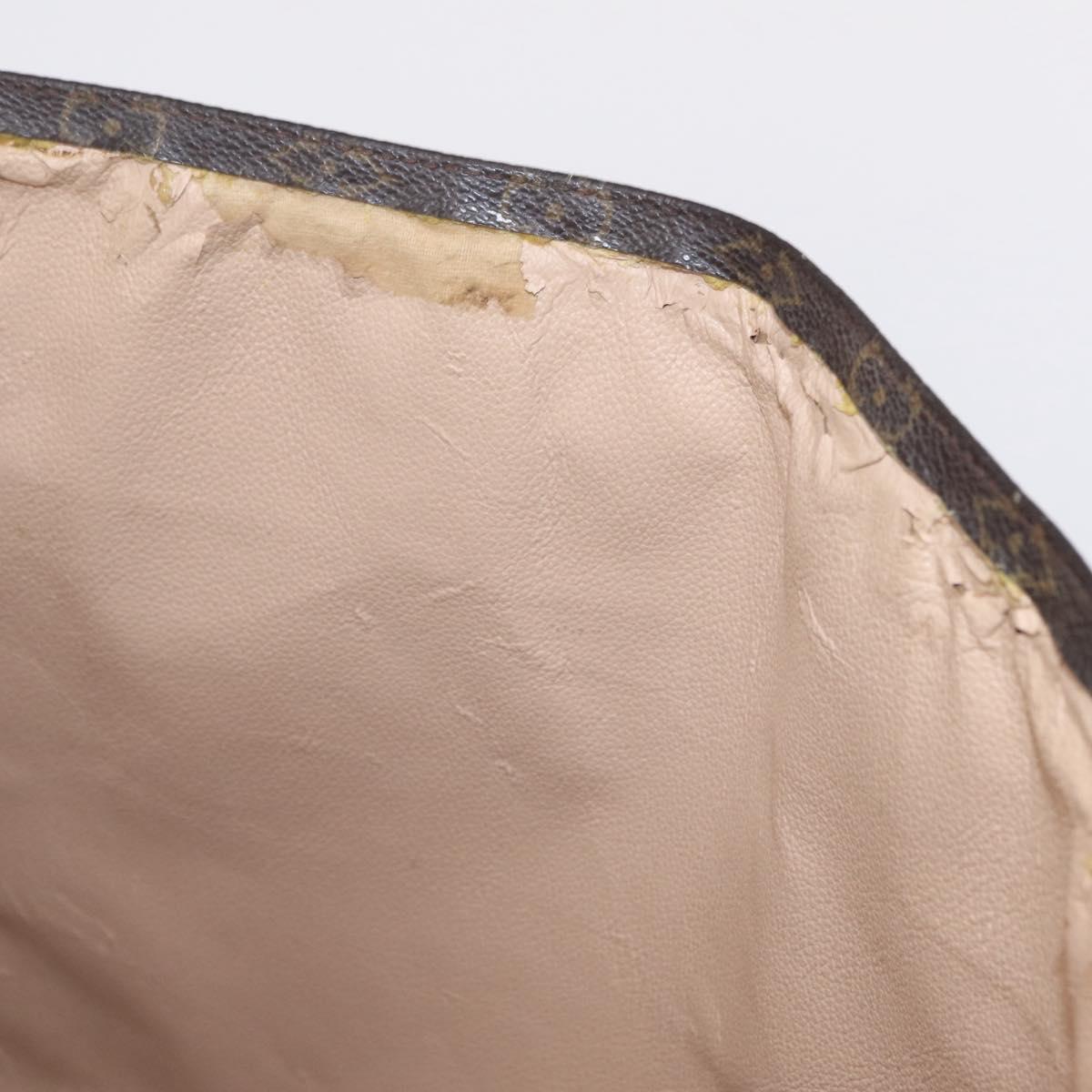 LOUIS VUITTON Monogram Sac Plat Hand Bag M51140 LV Auth bs37205