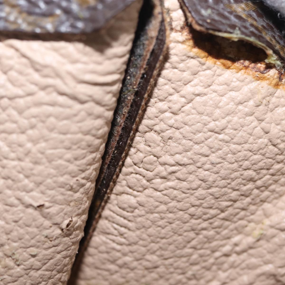 LOUIS VUITTON Monogram Sac Plat Hand Bag M51140 LV Auth bs37205