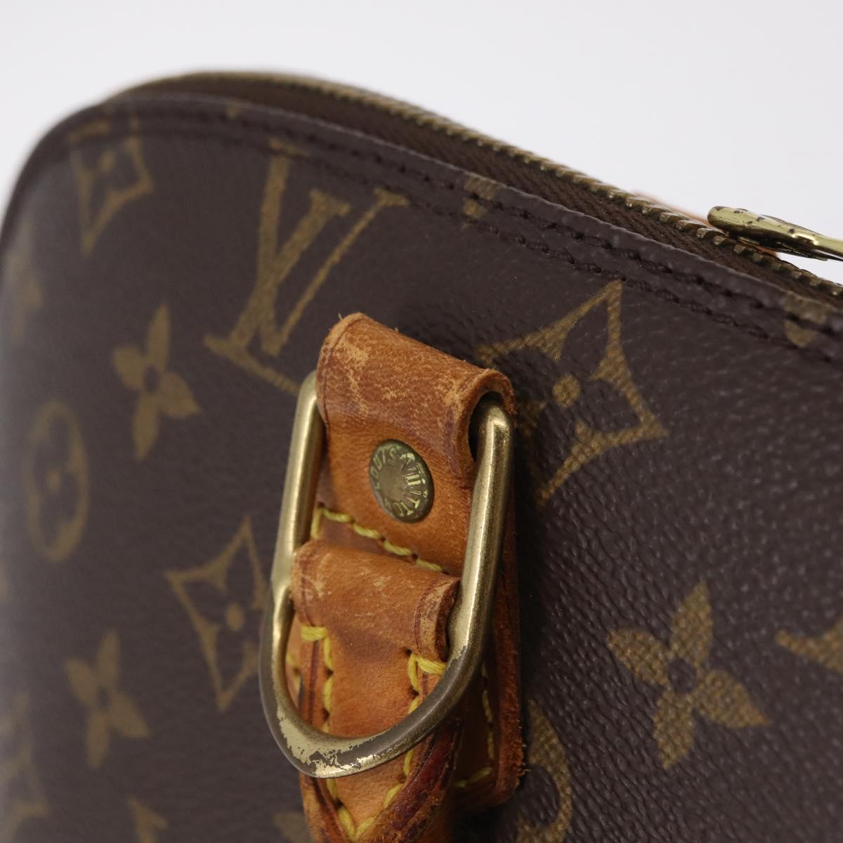 LOUIS VUITTON Monogram Alma Hand Bag M51130 LV Auth bs37207