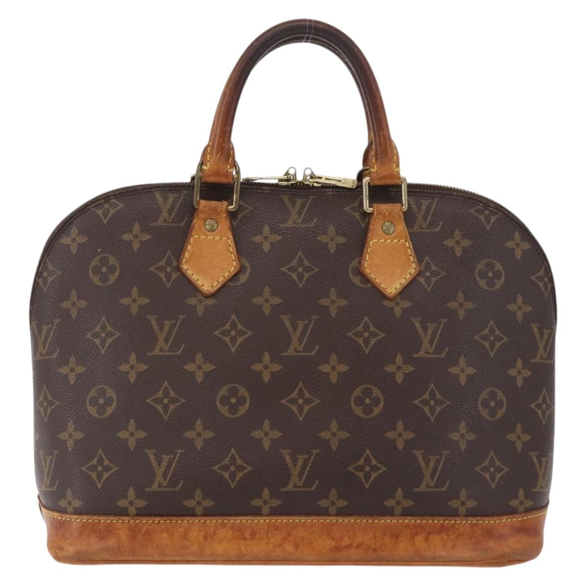 LOUIS VUITTON Monogram Alma Hand Bag M51130 LV Auth bs37207