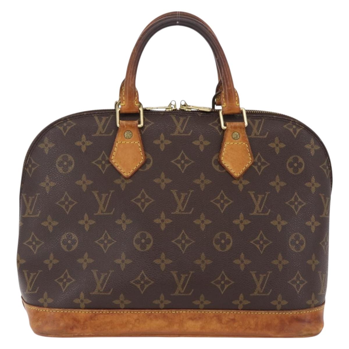 LOUIS VUITTON Monogram Alma Hand Bag M51130 LV Auth bs37207
