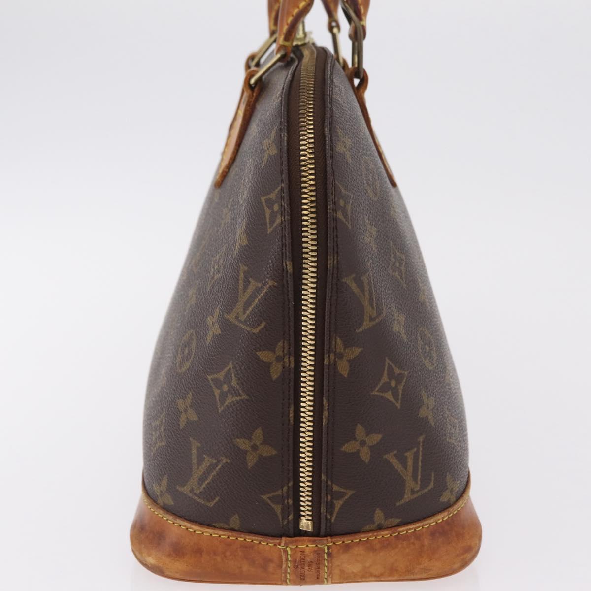 LOUIS VUITTON Monogram Alma Hand Bag M51130 LV Auth bs37207