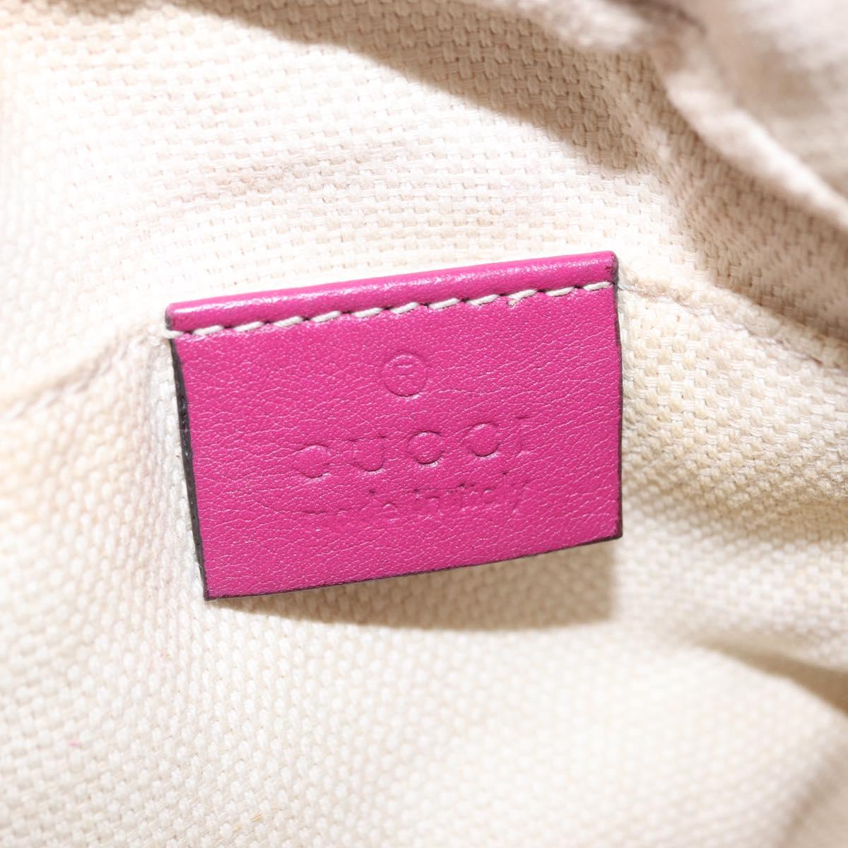 GUCCI Shoulder Bag Patent leather Pink Gold 308364 Auth bs37224