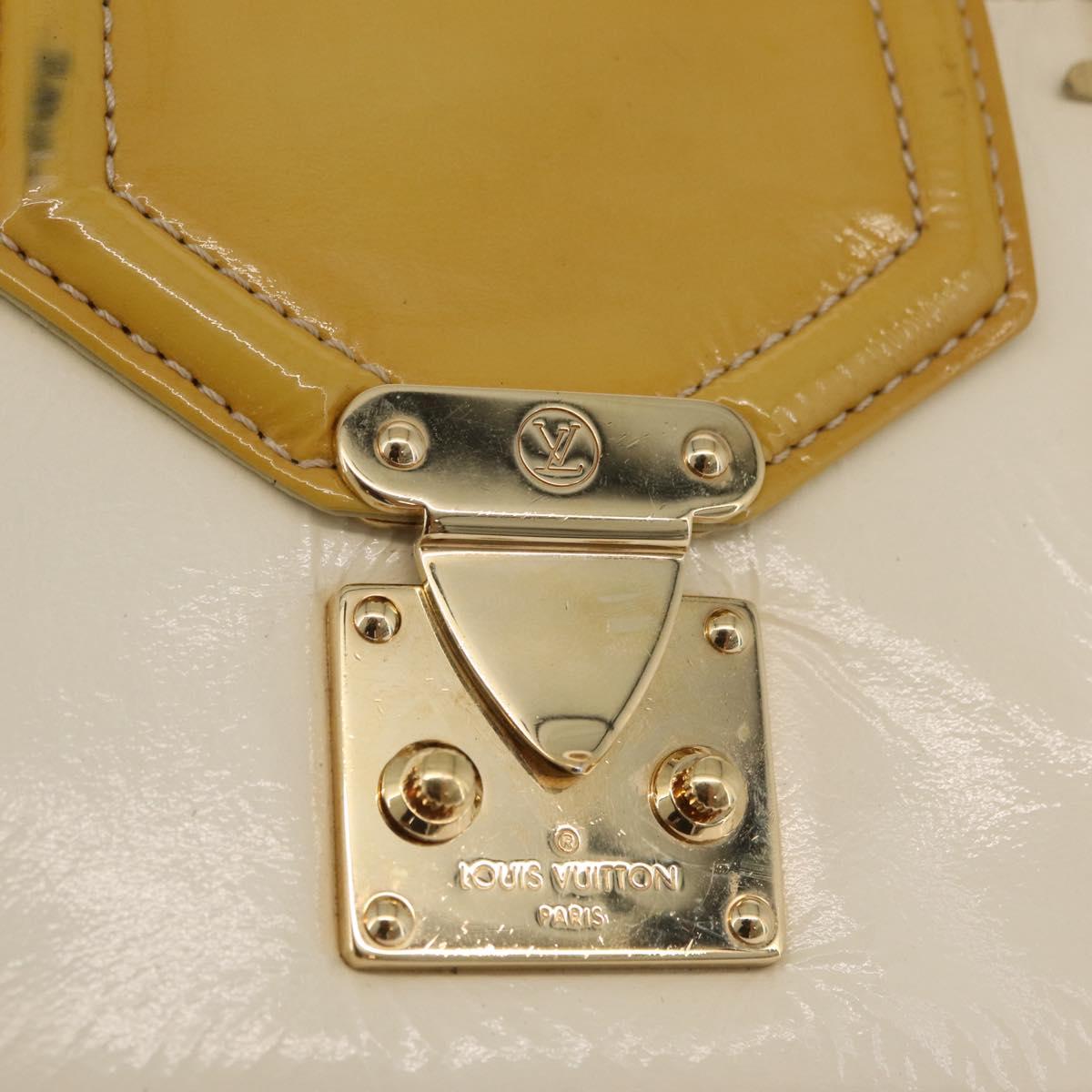 LOUIS VUITTON Cruise line Sac Bicolor Hand Bag Enamel Yellow M92547 Auth bs37225
