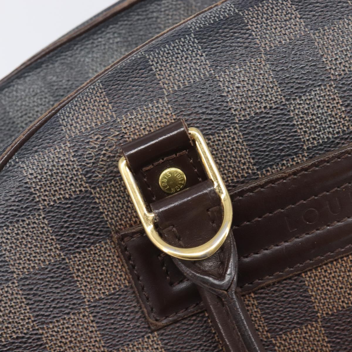 LOUIS VUITTON Damier Ebene Nolita Hand Bag N41455 LV Auth bs37226