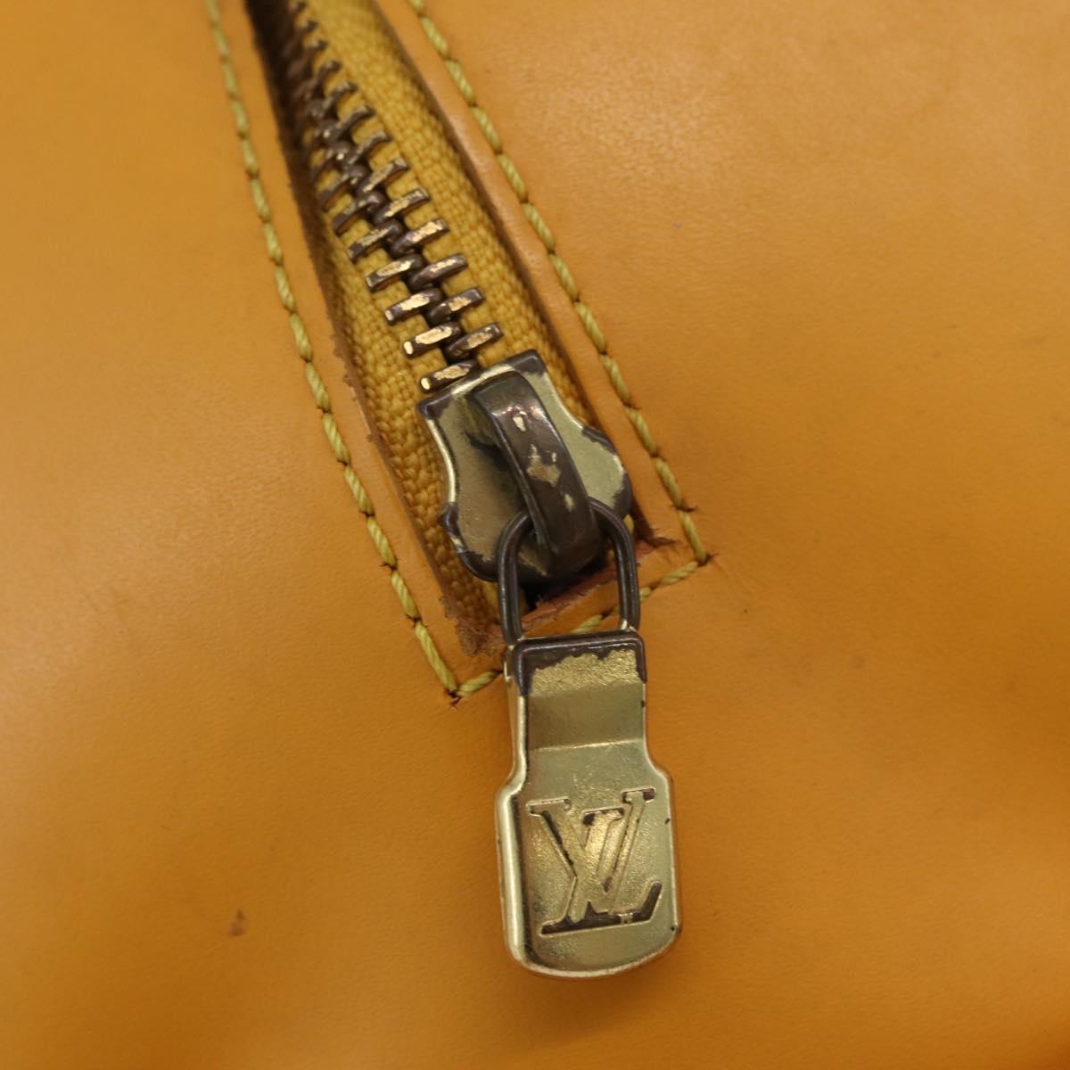 LOUIS VUITTON Epi Soufflot Hand Bag Yellow M52229 LV Auth bs37246