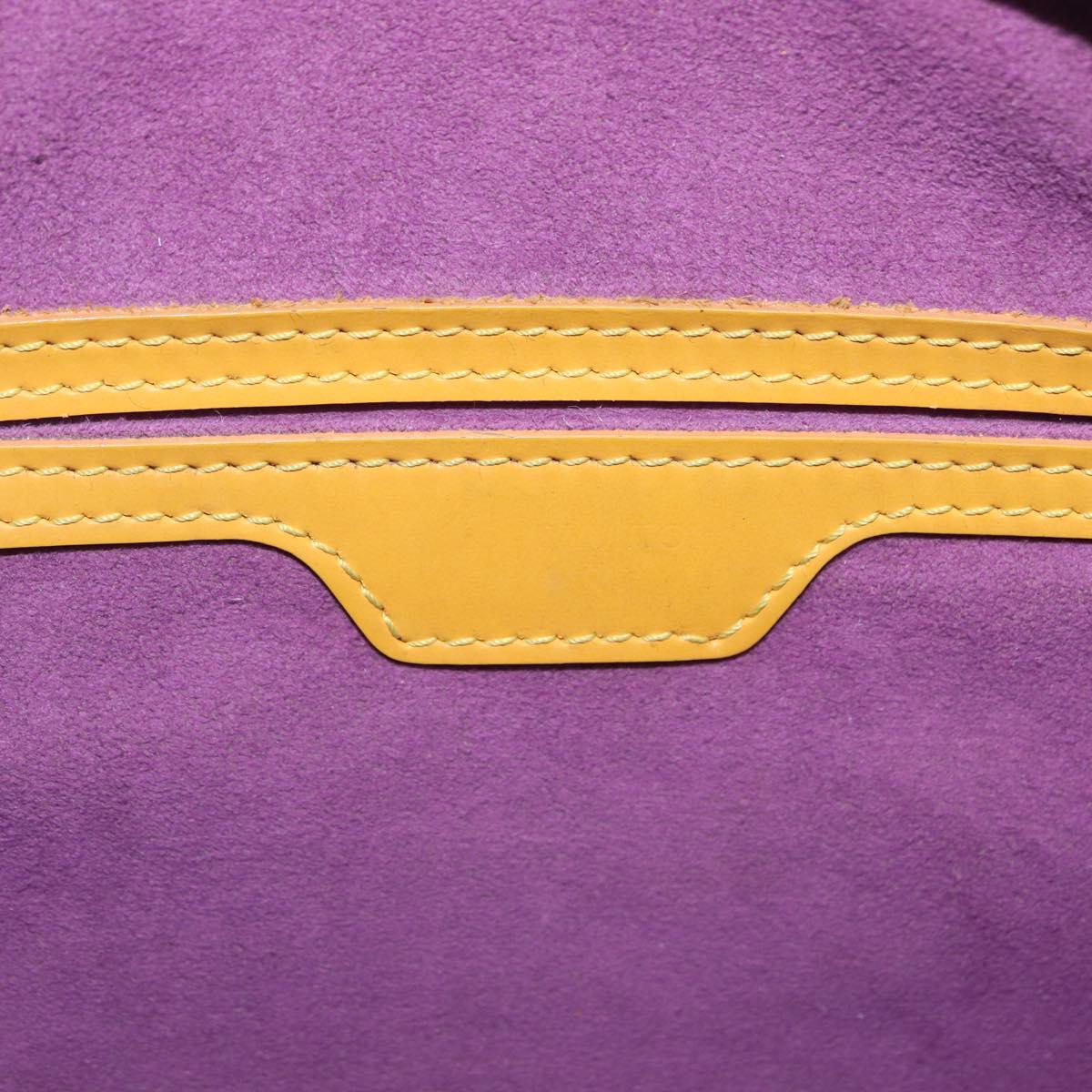 LOUIS VUITTON Epi Soufflot Hand Bag Yellow M52229 LV Auth bs37246