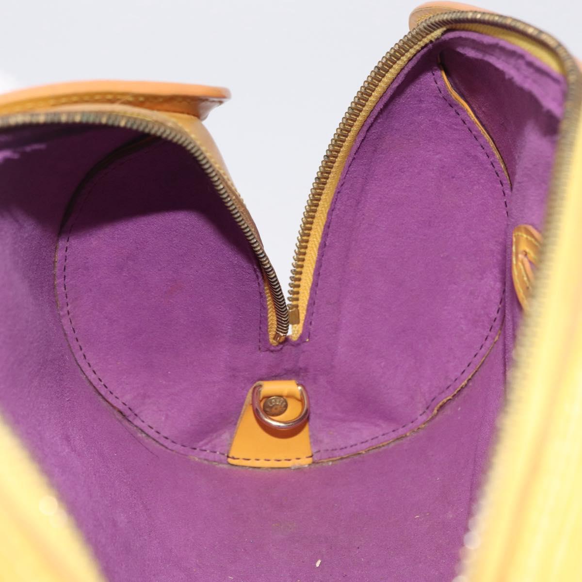 LOUIS VUITTON Epi Soufflot Hand Bag Yellow M52229 LV Auth bs37246
