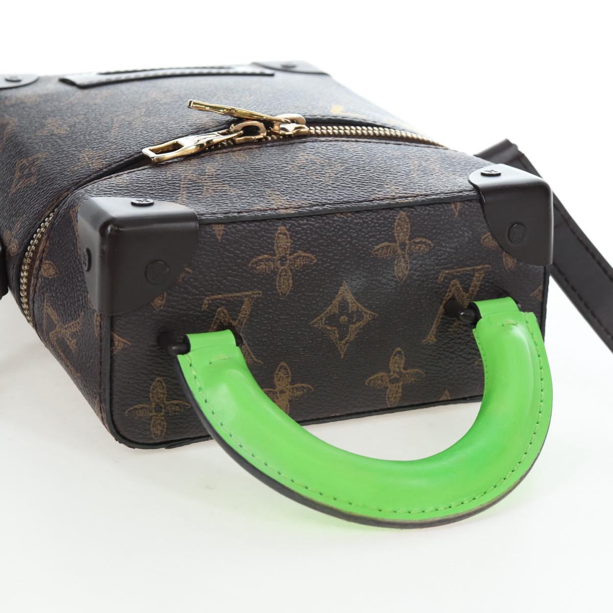 LOUIS VUITTON Monogram Vertical Box Trunk Shoulder Bag M59664 LV Auth bs37247