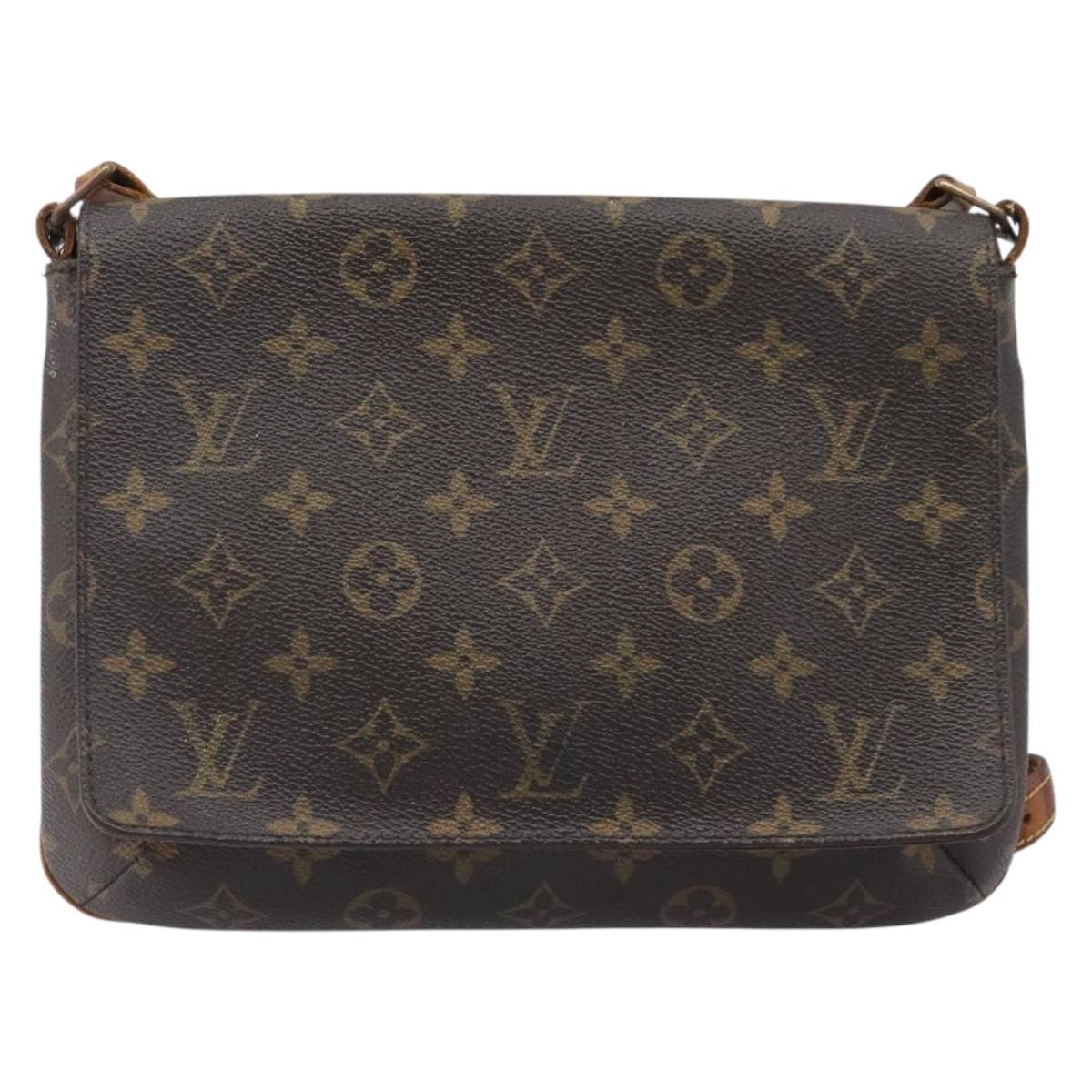 LOUIS VUITTON Monogram Musette Tango Long Shoulder Bag M51388 LV Auth bs37265