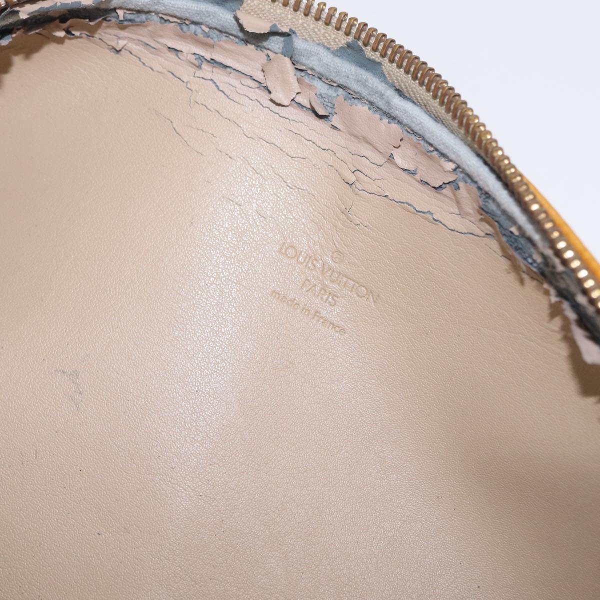 LOUIS VUITTON Monogram Vernis Bedford Hand Bag Beige M91006 LV Auth bs37266