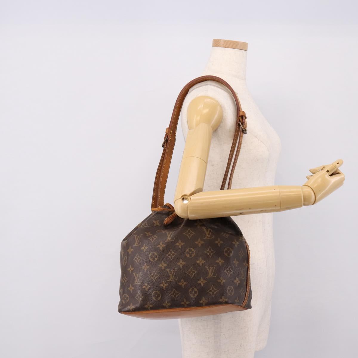 LOUIS VUITTON Monogram Petit Noe Shoulder Bag M42226 LV Auth bs37270